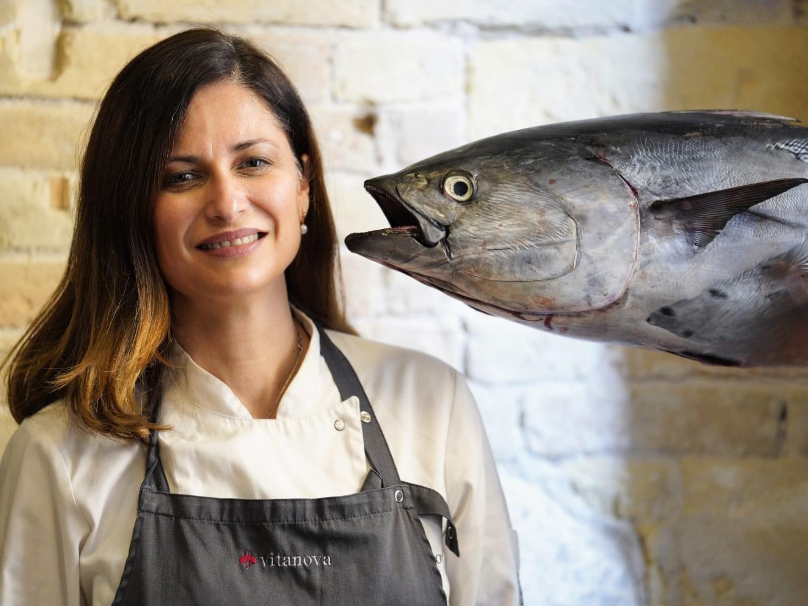Chef Laura Sechi at Vita Nova, Cagliari